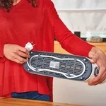 Black & Decker BXTO1001E, 1 Scheibe(n), Wei&szlig;, Kunststoff, Drehregler, 1000 W,