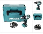 Makita DDF 484 T1J Akku Bohrschrauber 18 V 54 Nm Brushless + 1x Akku 5,0 Ah +...