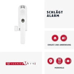 ABUS Abschlie&szlig;barer Fenstergriff FG300A - Fensterknauf mit Druckzylinder und