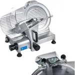 Elektrische Aufschnittmaschine f&uuml;r Aufschnitt und K&auml;se PRO 300mm - Silber