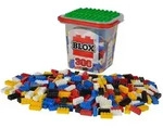 Simba Blox 300 Bausteine f&uuml;r Kinder ab 3 Jahren, 8er Steinebox mit Grundplatte,