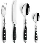 Kuppels 24-tlg. Besteckset COUNTRY - Schwarz