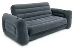 INTEX Schlafsofa Pull-Out Sofa aufblasbar mit Schlaffunktion Queen-Size - Grau