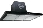 Gurari GCH F 461 BL 9 Dunstabzugshaube 90cm 1000m3/h Flachpanell Wandhaube Schwarz