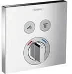 Hansgrohe Mischer Unterputz ShowerSelect Fertigset 2 Verbraucher Chrom - Silber