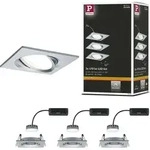 Paulmann LED Einbauleuchte Nova Plus Basisset schwenkbar - Silber