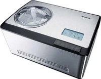 STEBA IC 180 Eismaschine Edelstahl/schwarz 2 l Volumen f&uuml;r bis zu 25 Kugeln Eis