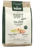 bosch Tiernahrung SOFT Mini Wachtel & Kartoffel 2.5kg, Adult, Klein (5-10 kg),