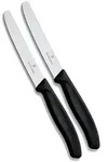 Victorinox | Swiss Classic Set | 2 St&uuml;ck | Schwarz | ergonomische Griffe |...