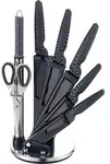 Michelino 8 teiliges Messer-Set mit Acryl Stand, carbon - Schwarz