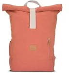 Robuuster 16 Zoll Laptop Rucksack in Rot aus Dichtem Katoen Canvas - Rot