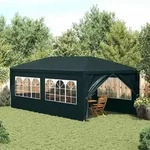 vidaXL Partyzelt 3x6 m Gr&uuml;n - Gr&uuml;n
