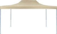 vidaXL Profi-Partyzelt Faltbar 3&times;4 m Stahl Creme