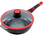 &Oslash;28cm Bratpfanne ca. 8.5 cm hoch KING&reg; Click-Grip Aluguss mit...