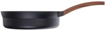 GR&Auml;WE Bratpfanne 28 cm HOHER Rand mit Glasdeckel, Serie Alu-Line