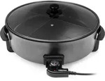 Tristar PZ-9145 Multifunktionale Grillpfanne XXL, Rund, Schwarz, Metall, 7,5 l,