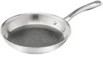 Tefal Eternal Mesh Pfanne 28cm, E49706, Edelstahl, Edelstahl, Edelstahl, Keramik,