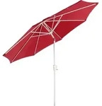 Sonnenschirm N19, Gartenschirm, &Oslash; 3m neigbar Polyester/Alu 5kg - rot - Rot