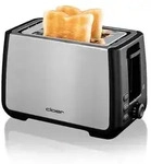 Cloer 3569, 2 Scheibe(n), Silber, Edelstahl, Tasten, Drehregler, 1000 W, 220 - 240 V
