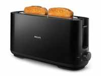 Philips Daily Collection Toaster, 1 langer Toastschlitz, Brötchenaufsatz, 8...