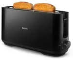 Philips Daily Collection Toaster, 1 langer Toastschlitz, Br&ouml;tchenaufsatz, 8 Stufen,