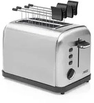 Princess 142354 Toaster Style 2, 2 Scheibe(n), Silber, Edelstahl, Tasten, Drehregler,