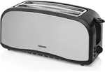Tristar BR-1046 Toaster, 4 Scheibe(n), Schwarz, Edelstahl, Edelstahl, Tasten,