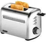Unold 38326 Toaster 2er Retro - 2 Scheiben-Toaster, Retro, Edelstahl, 4 Funktionen,