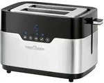 ProfiCook Toaster PC-TA 1170, Wide Slot, Sensor Touch, Br&ouml;tchenaufsatz,