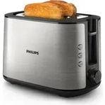 Philips Viva Collection Toaster, 2 Toastschlitze, Br&ouml;tchenaufsatz, 8 Stufen,