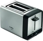 Bosch TAT5P420DE, 2 Scheibe(n), Schwarz, Silber, Tasten, Niveau, Drehregler, CE, VDE,