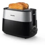 Philips Daily Collection Toaster, 2 Toastschlitze, Br&ouml;tchenaufsatz, 8 Stufen,