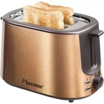 Bestron Toaster mit 2 R&ouml;stkammern und Br&ouml;tchen-R&ouml;staufsatz, 1000 Watt -...