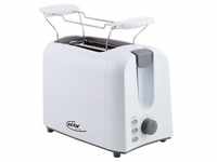 ELTA Classicline Toaster Weiß 7 Bräunungsstufen auftauen aufwärmen Cool Touch