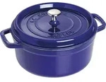 Staub La Cocotte 26cm rund dunkelblau, Gusseisen - Blau