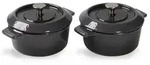 Woll, Iron, set aus 2 mini Kasserolen Carbon Grey, &Oslash; 10 cm, 5 cm hoch, 0,3...