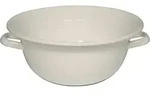 RIESS 0296-033 Weitling 28 cm, wei&szlig;, mit zwei Henkeln / Teigsch&uuml;ssel /