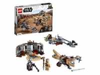 LEGO 75299 Star Wars: The Mandalorian Ärger auf Tatooine Bauset mit Baby Yoda das