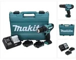 Makita HP 333 DWAE Akku Schlagbohrschrauber 12 V 30 Nm + 2x Akku 2,0 Ah +...