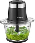 Graef CH502EU, Schwarz, K&auml;se, Fruits, Fleisch, Gem&uuml;se, Edelstahl, Glas, 1 l, 500 W