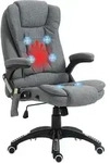 Vinsetto Massagesessel Chefsessel Gamingstuhl Drehstuhl Massageb&uuml;rostuhl Grau - Grau