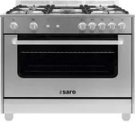 SARO Multifunktionsherd Gas/Gas Modell TS95C71X - Silber