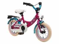BIKESTAR Kinder Fahrrad ab 3 Jahre, 12 Zoll Classic Kinderrad, Berry & Türkis
