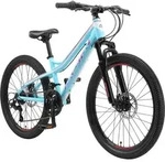 BIKESTAR Kinder Jugend Mountainbike 24 Zoll ab 9 Jahre | Hartail MTB Scheibenbremse