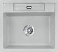 Fl&auml;chenb&uuml;ndige Sp&uuml;le BELA 57 F in TITAN mit Handbet&auml;tigung / Systemceram /