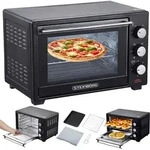 Steinborg Minibackofen 25 Liter | Pizzaofen | 3 in 1 Backofen | Backofen mit Umluft 