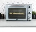 PRINCESS Mini-Backofen 01.112754.01.001, 45 L, 1800 W, Umluft, silber - Silber