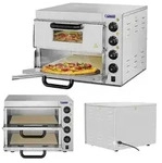 Professioneller Doppel-Pizzaofen 2 x 40cm 3000W 230V Royal Catering