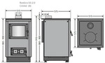 Justus | K&uuml;chenofen | Rustico-50 2.0 | 7 kW | Creme
