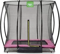 EXIT Silhouette Trampolin 153x214cm, mit Sicherheitsnetz, Bodentrampolin, Rechteckig,
